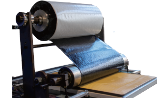 ブチルテープ貼り加工